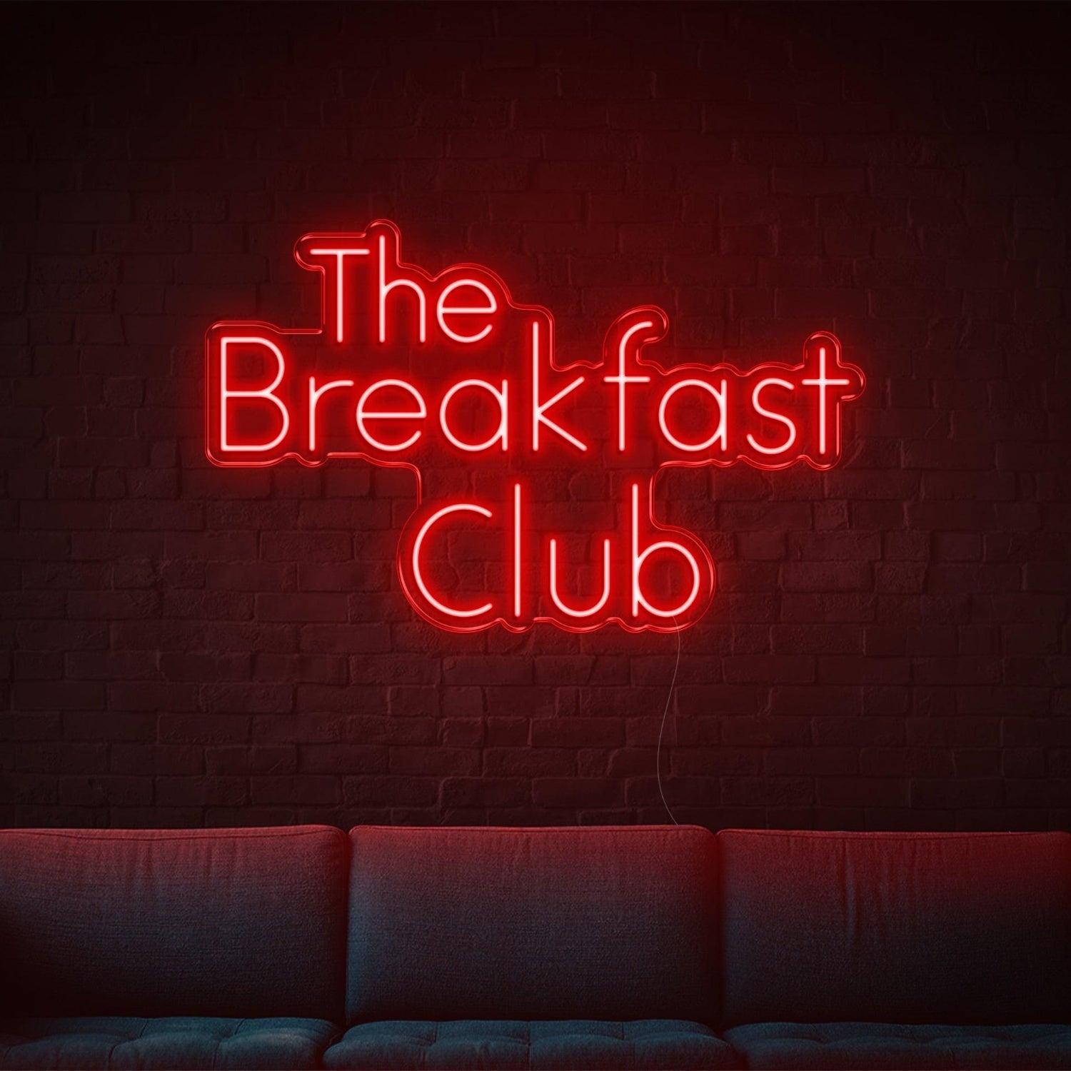 The Breakfast Club Light Blue Led Neon Sign For Cafe Restaurant Indoor Decor | Shineneon