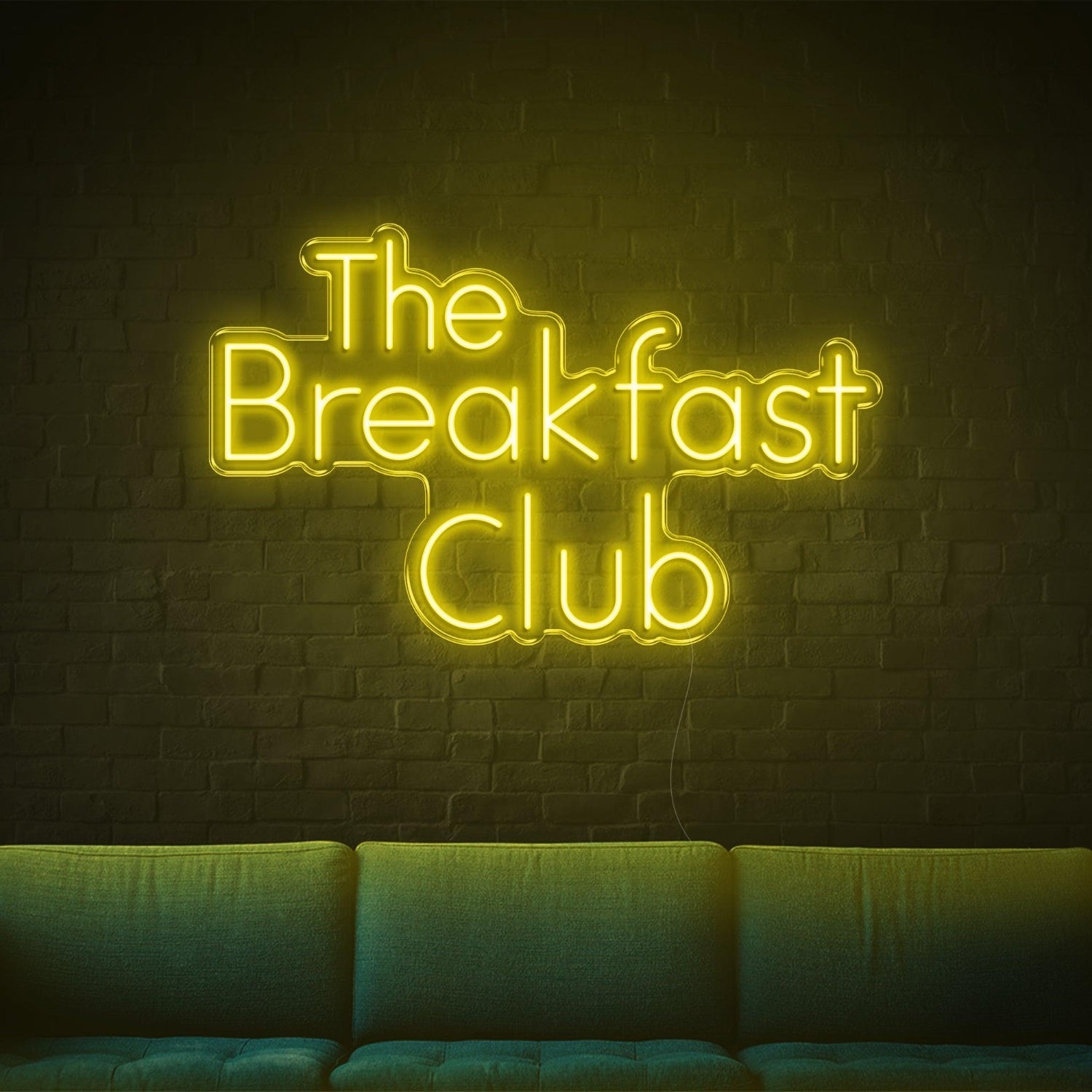 The Breakfast Club Light Blue Led Neon Sign For Cafe Restaurant Indoor Decor | Shineneon