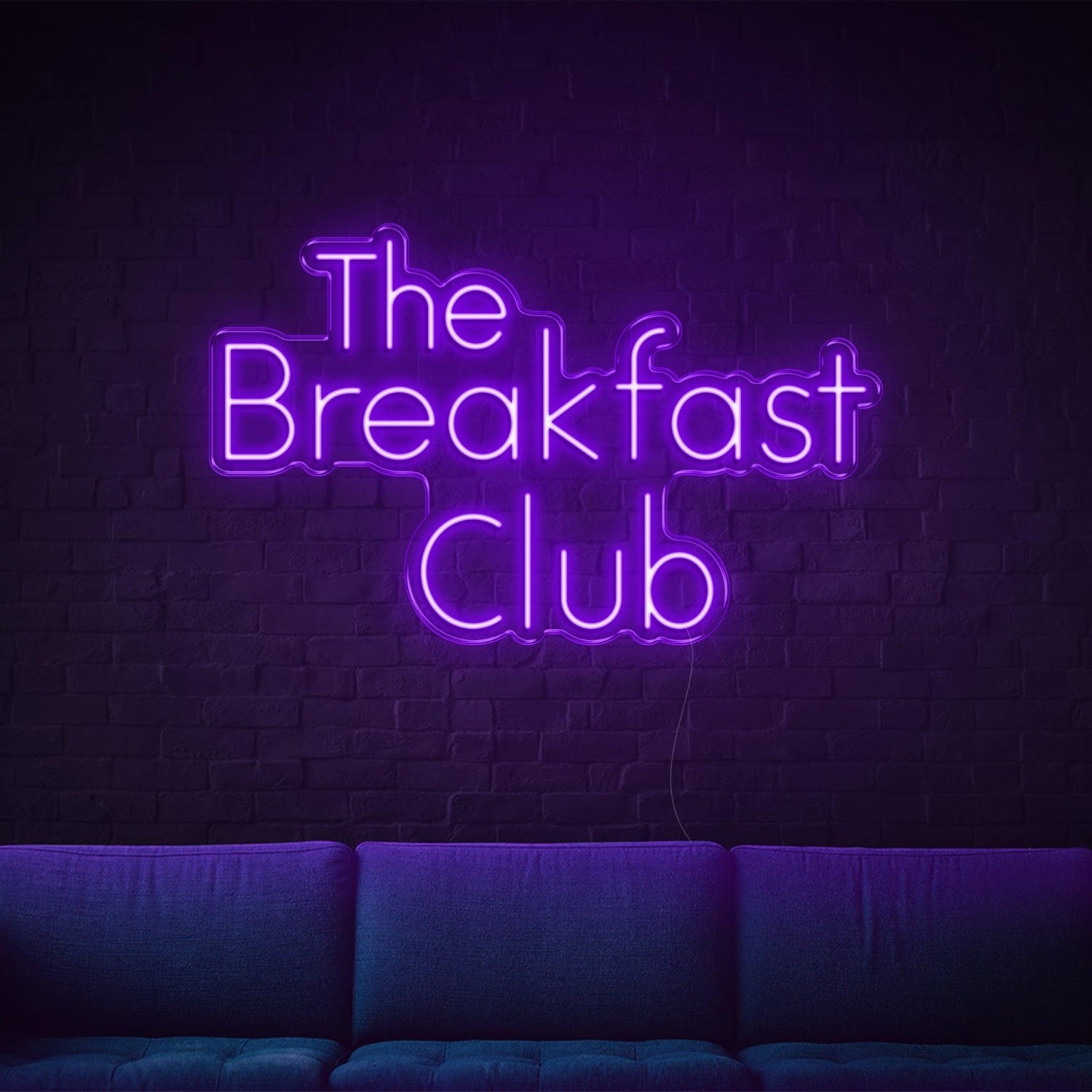 The Breakfast Club Light Blue Led Neon Sign For Cafe Restaurant Indoor Decor | Shineneon