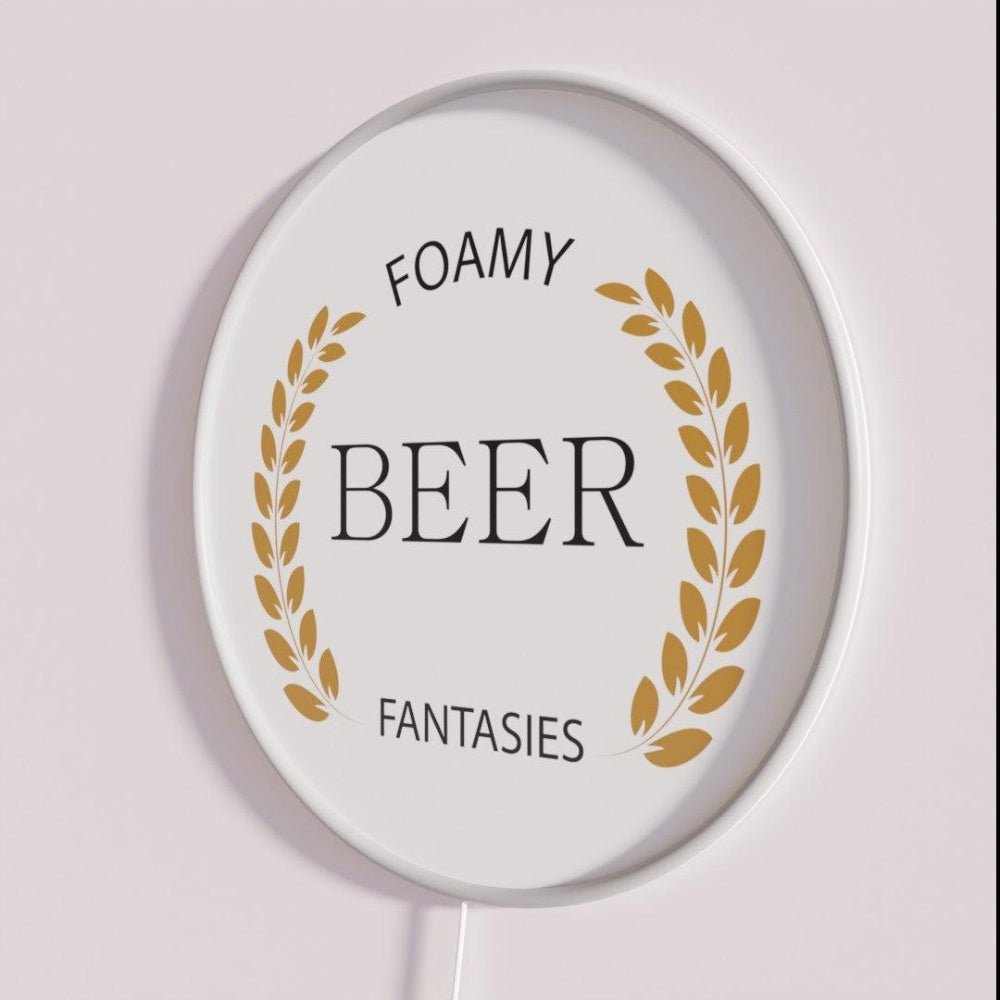 The Brewer Foamy Beer Fantasies Beer Lover Rgb Led Neon Sign - Shineneon
