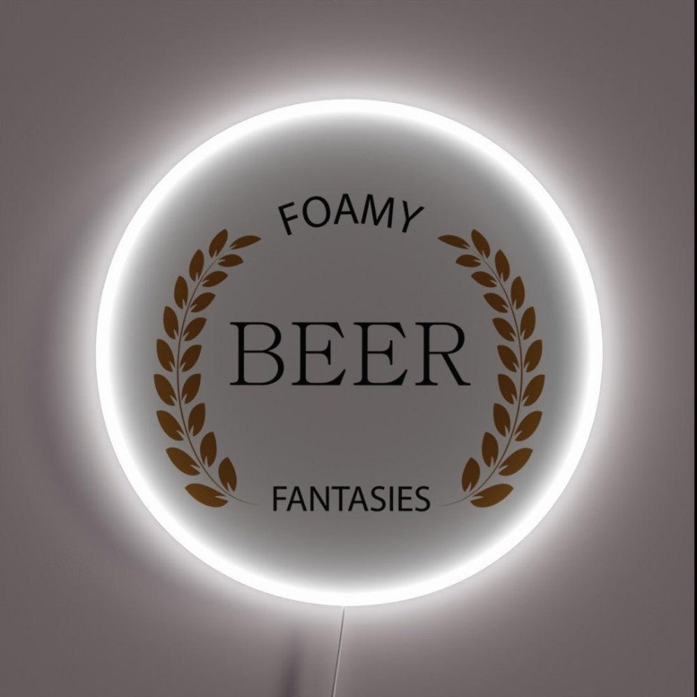 The Brewer Foamy Beer Fantasies Beer Lover Rgb Led Neon Sign - Shineneon