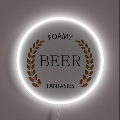 The Brewer Foamy Beer Fantasies Beer Lover Rgb Led Neon Sign - Shineneon