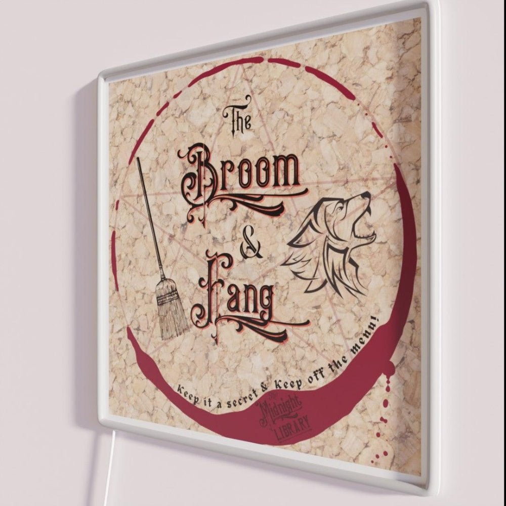 The Broom And Fang Pub Rgb Led Neon Sign - Shineneon