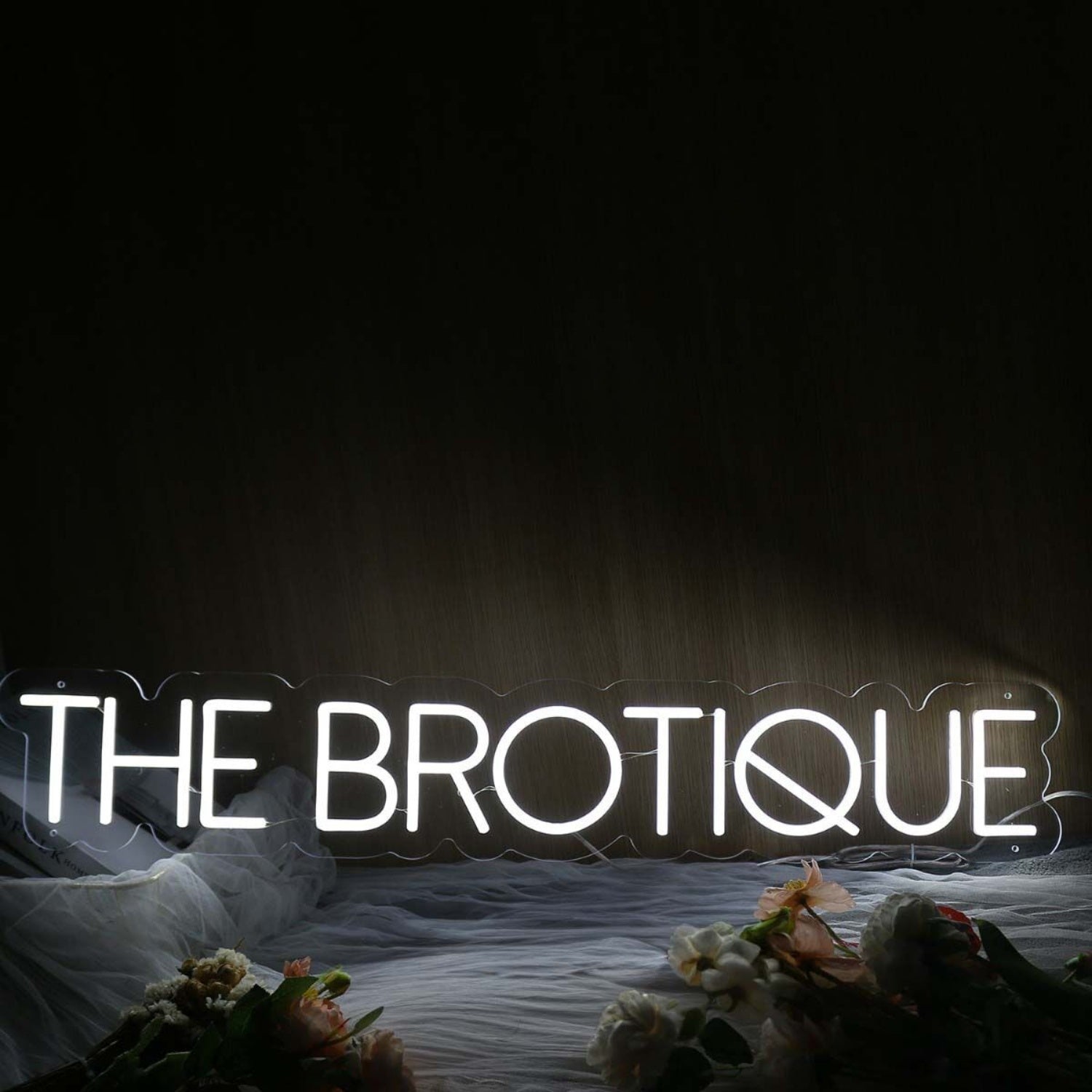 The Brotique White Led Neon Sign - Shineneon
