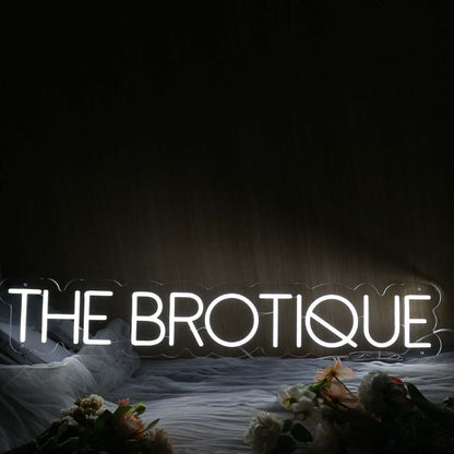 The Brotique White Led Neon Sign - Shineneon