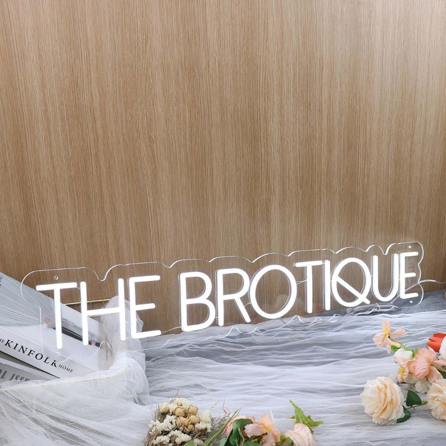 The Brotique White Led Neon Sign - Shineneon