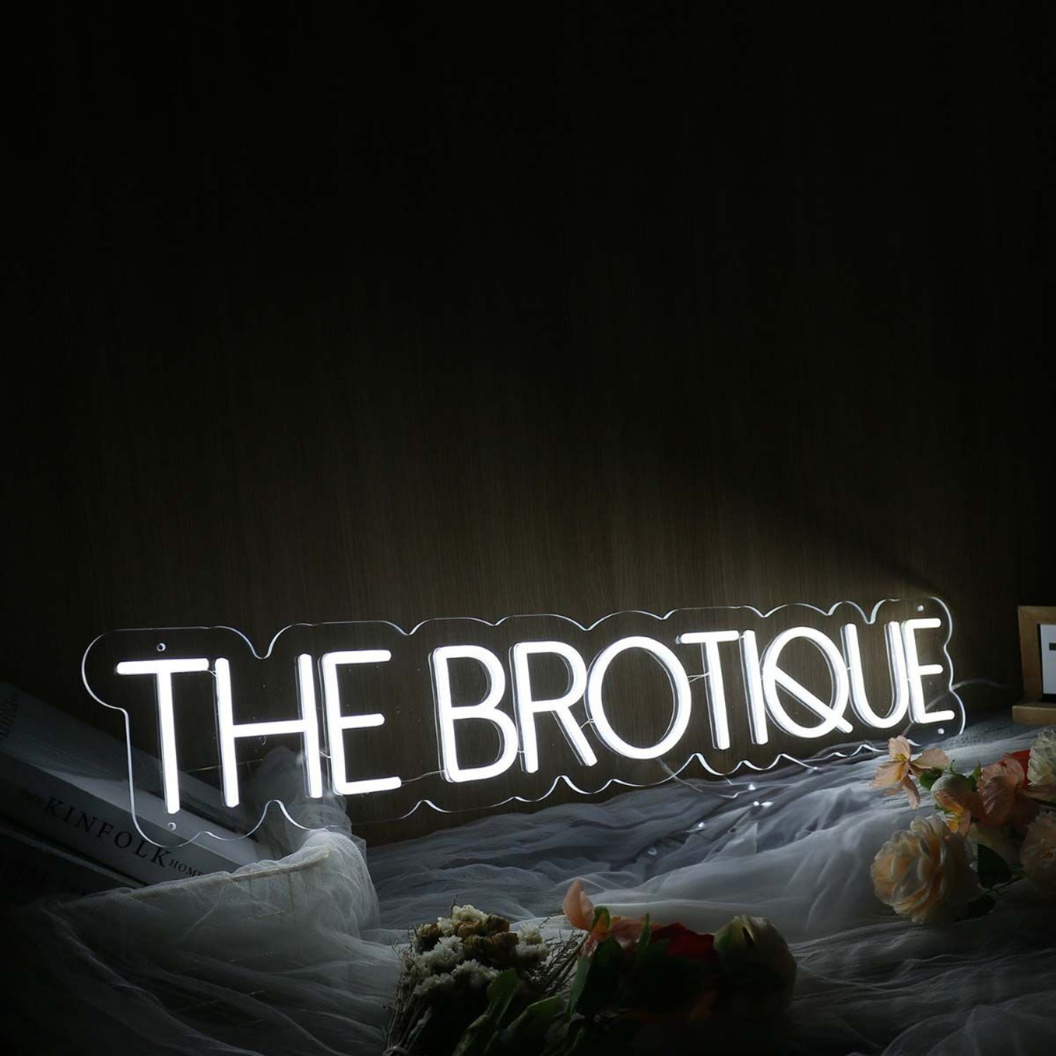 The Brotique White Led Neon Sign - Shineneon