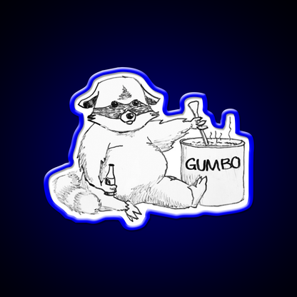 The Cajun Trash Panda Beer Bar Decor Led Neon Sign Rgb Color - LED neon sign view 5