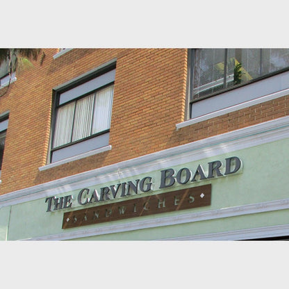 The Carving Board 3D Backlit Channel Letters Led Light Sign - Shineneon