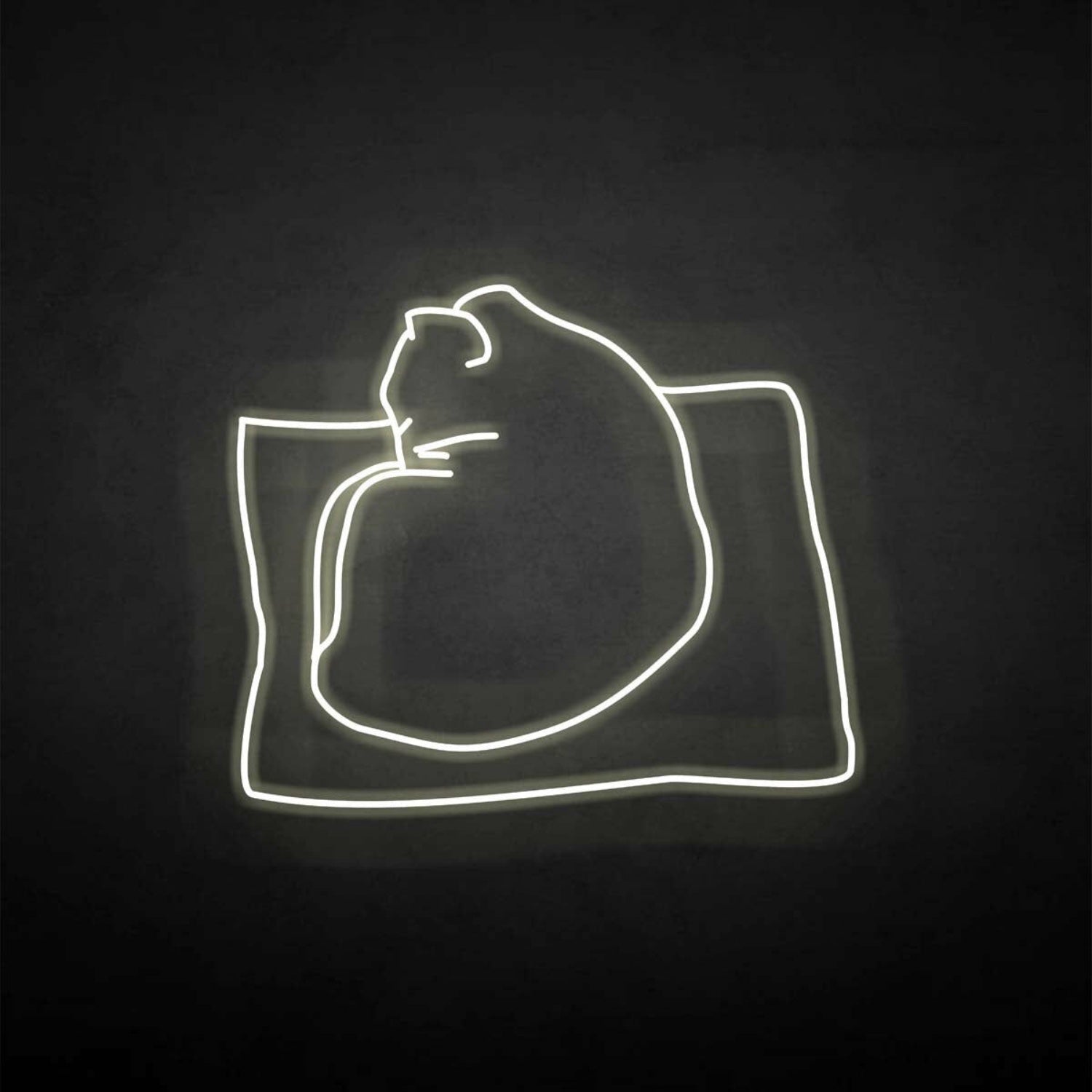 The Cat On The Pillow Led Neon Sign - Shineneon