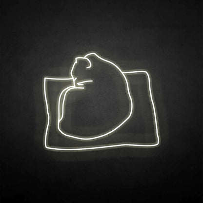 The Cat On The Pillow Led Neon Sign - Shineneon