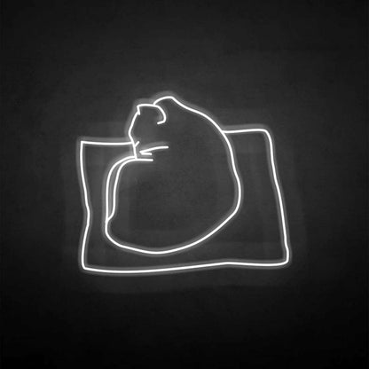 The Cat On The Pillow Led Neon Sign - Shineneon