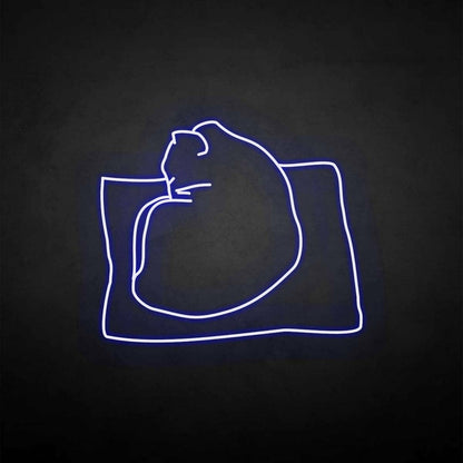 The Cat On The Pillow Led Neon Sign - Shineneon