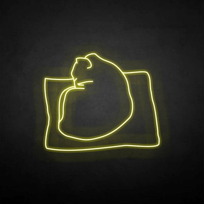 The Cat On The Pillow Led Neon Sign - Shineneon
