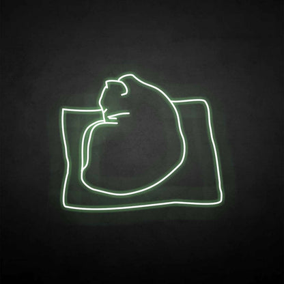 The Cat On The Pillow Led Neon Sign - Shineneon