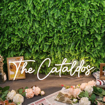 The Cataldos Yellow Led Neon Sign - Shineneon