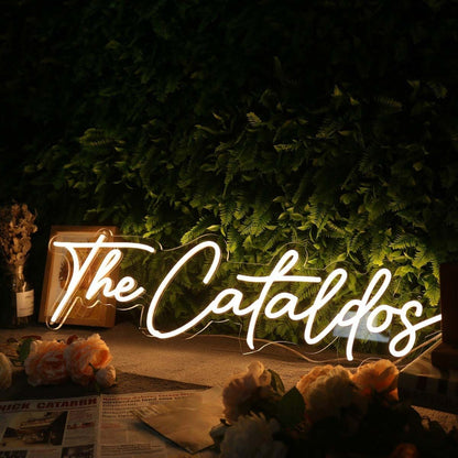 The Cataldos Yellow Led Neon Sign - Shineneon