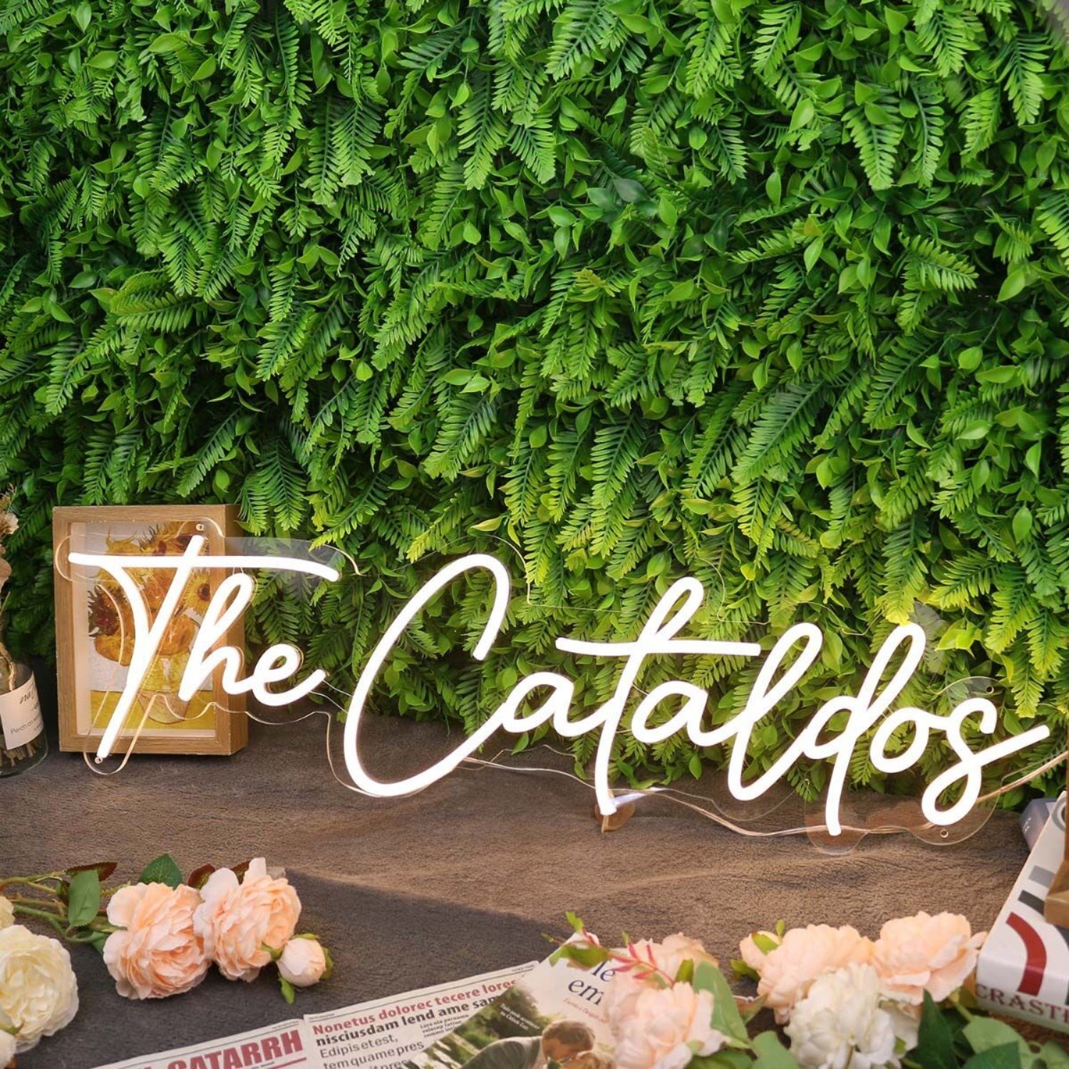 The Cataldos Yellow Led Neon Sign - Shineneon