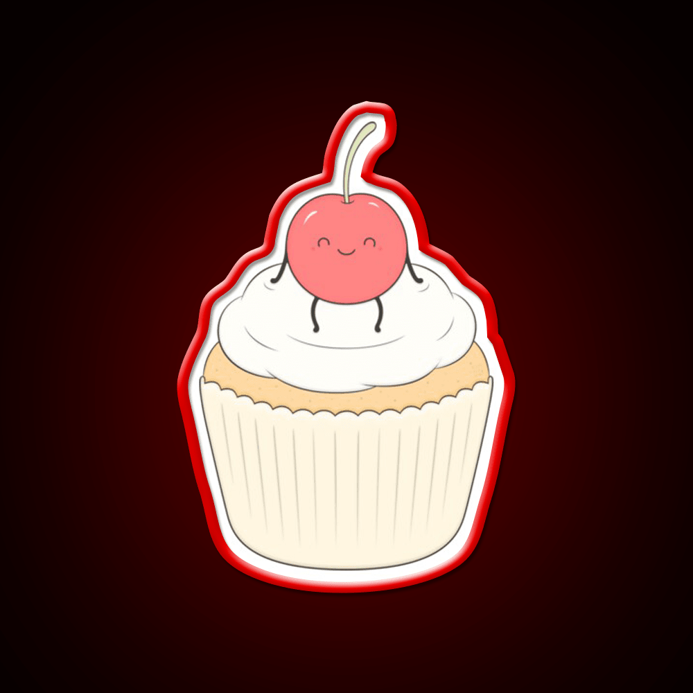 The Cherry On The Cake Snack Food Led Neon Sign Rgb Color - Shineneon