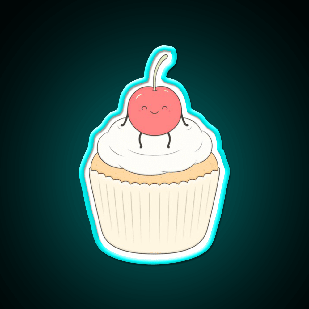 The Cherry On The Cake Snack Food Led Neon Sign Rgb Color - Shineneon
