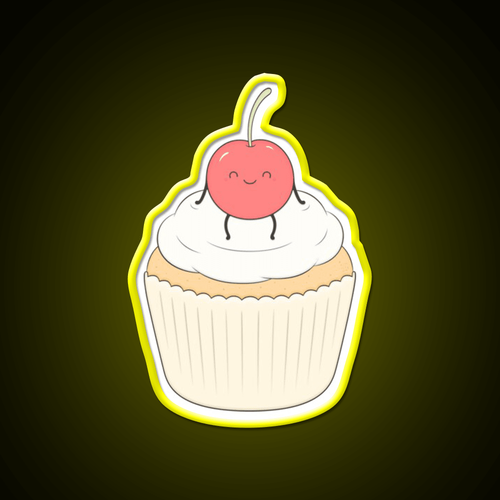 The Cherry On The Cake Snack Food Led Neon Sign Rgb Color - Shineneon