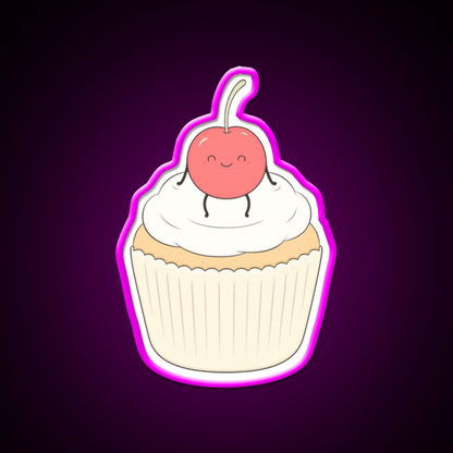 The Cherry On The Cake Snack Food Led Neon Sign Rgb Color - Shineneon