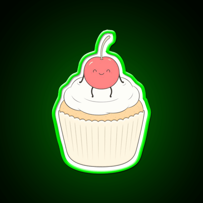 The Cherry On The Cake Snack Food Led Neon Sign Rgb Color - Shineneon