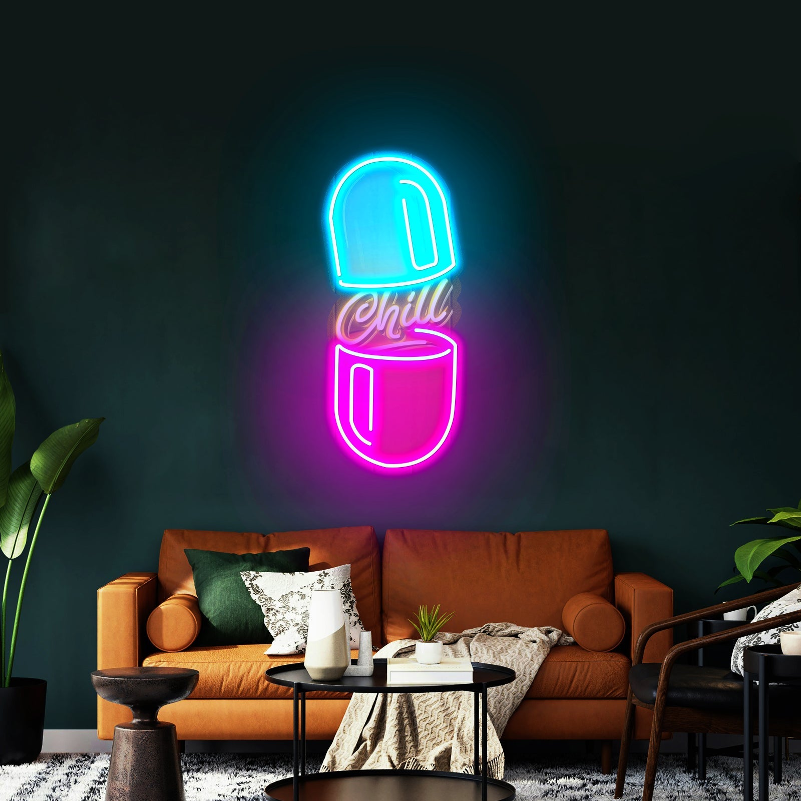 The Chill Pill Custom Led Signs Artwork For Sale - Shineneon
