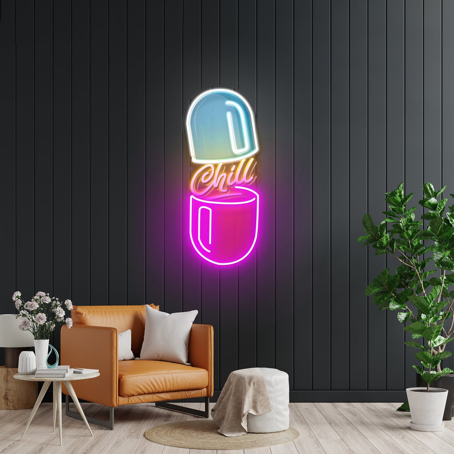 The Chill Pill Custom Led Signs Artwork For Sale