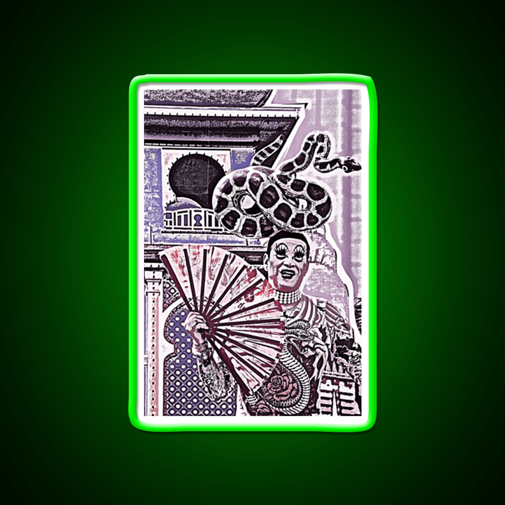 The Chinatown Clown Asian Cultural Led Neon Sign Rgb Color - Shineneon