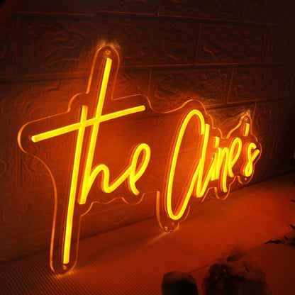 The Clines Orange Led Neon Sign - Shineneon