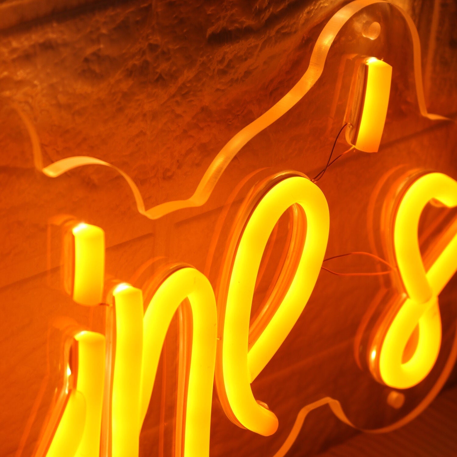 The Clines Orange Led Neon Sign - Shineneon