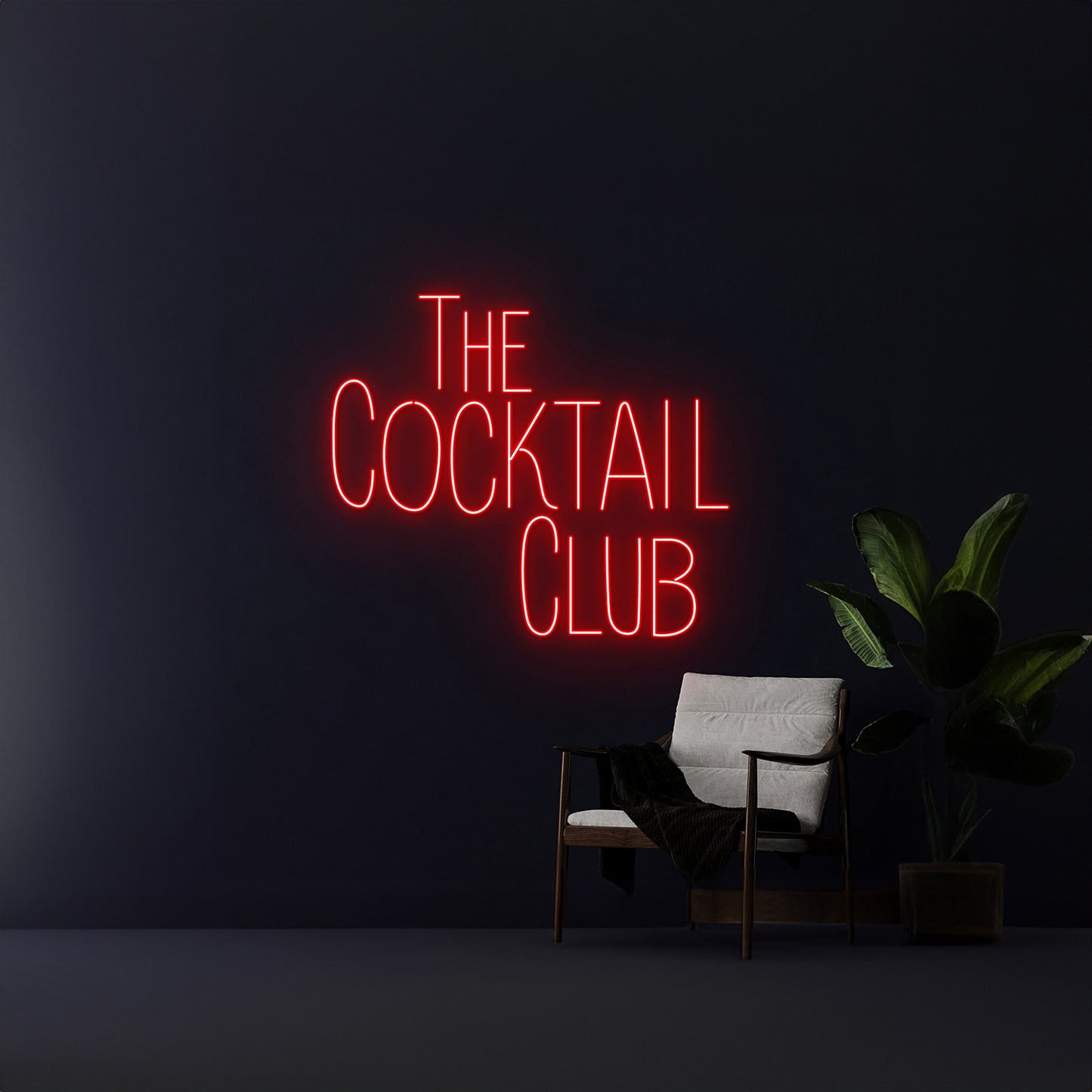 The Cocktail Club Led Sign