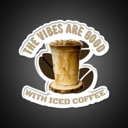The Coffee Is Iced Trend Cafe Led Neon Sign Espresso Bar Art Rgb Color - Shineneon