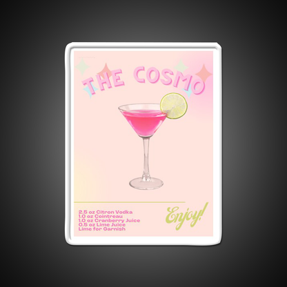 The Cosmo Cocktail Bar Decor Led Neon Sign Rgb Color - LED neon sign view 11