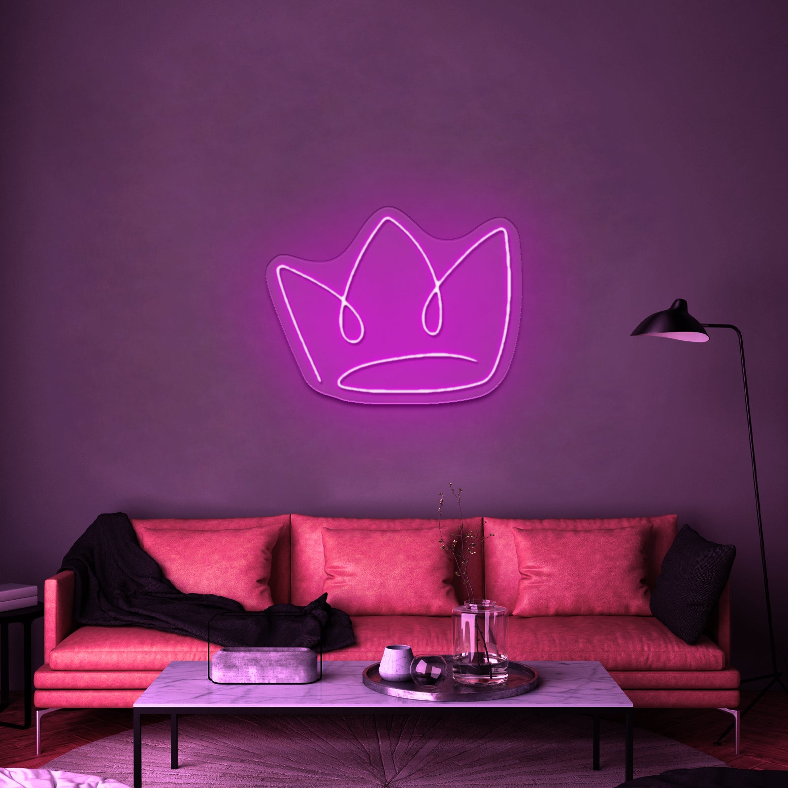 The Crown Charming Cheap Led Neon Signs - LED neon sign close-up detail