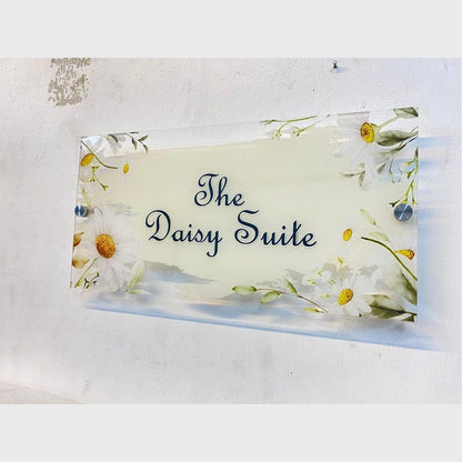 The Daisy Suite Acrylic Business Logo Sign - Shineneon