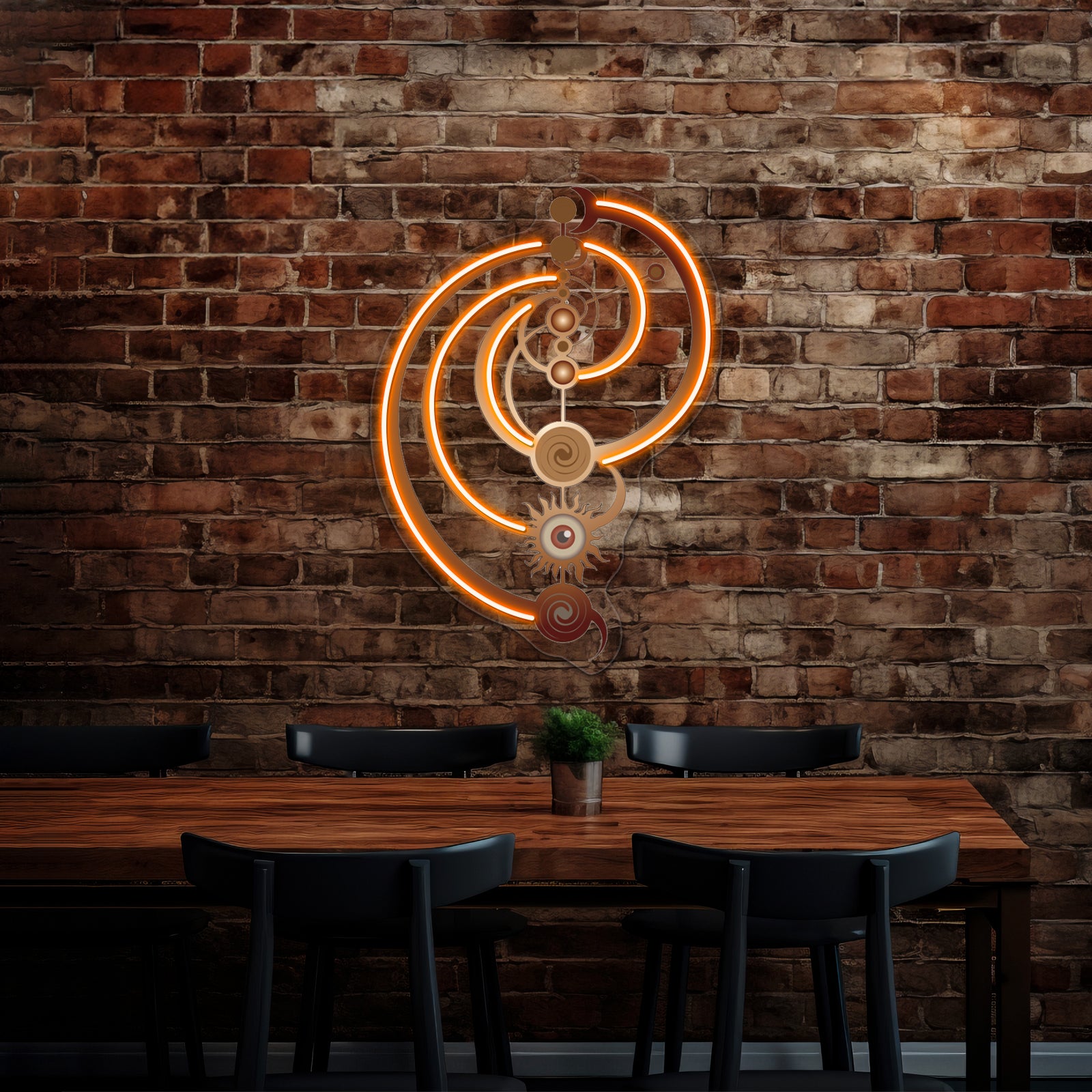 The Dark Crystal Master Time Symbol Artwork Neon Signs For Sale | Shineneon