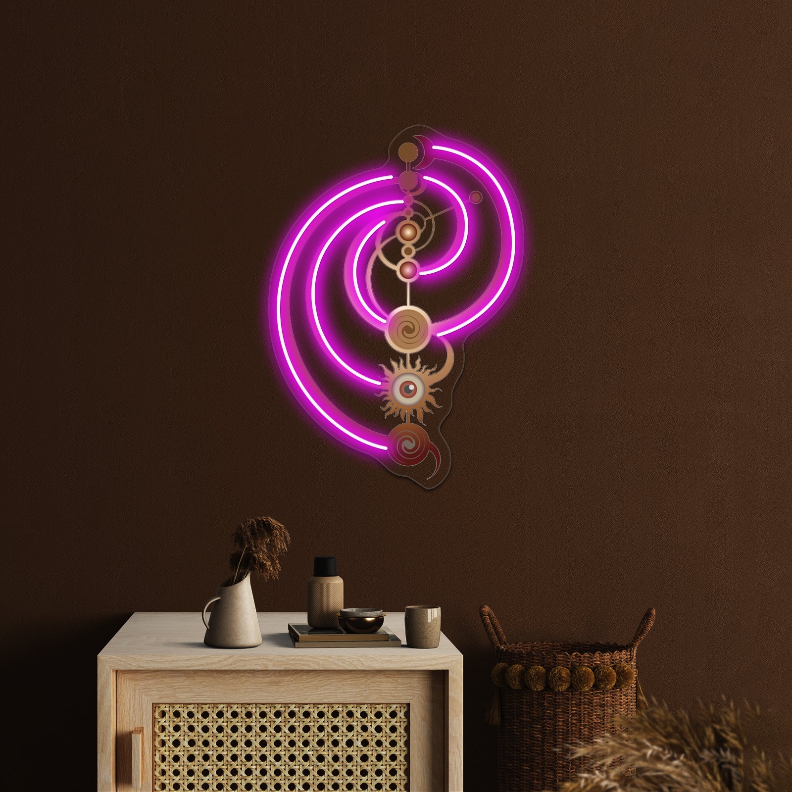 The Dark Crystal Master Time Symbol Artwork Neon Signs For Sale | Shineneon