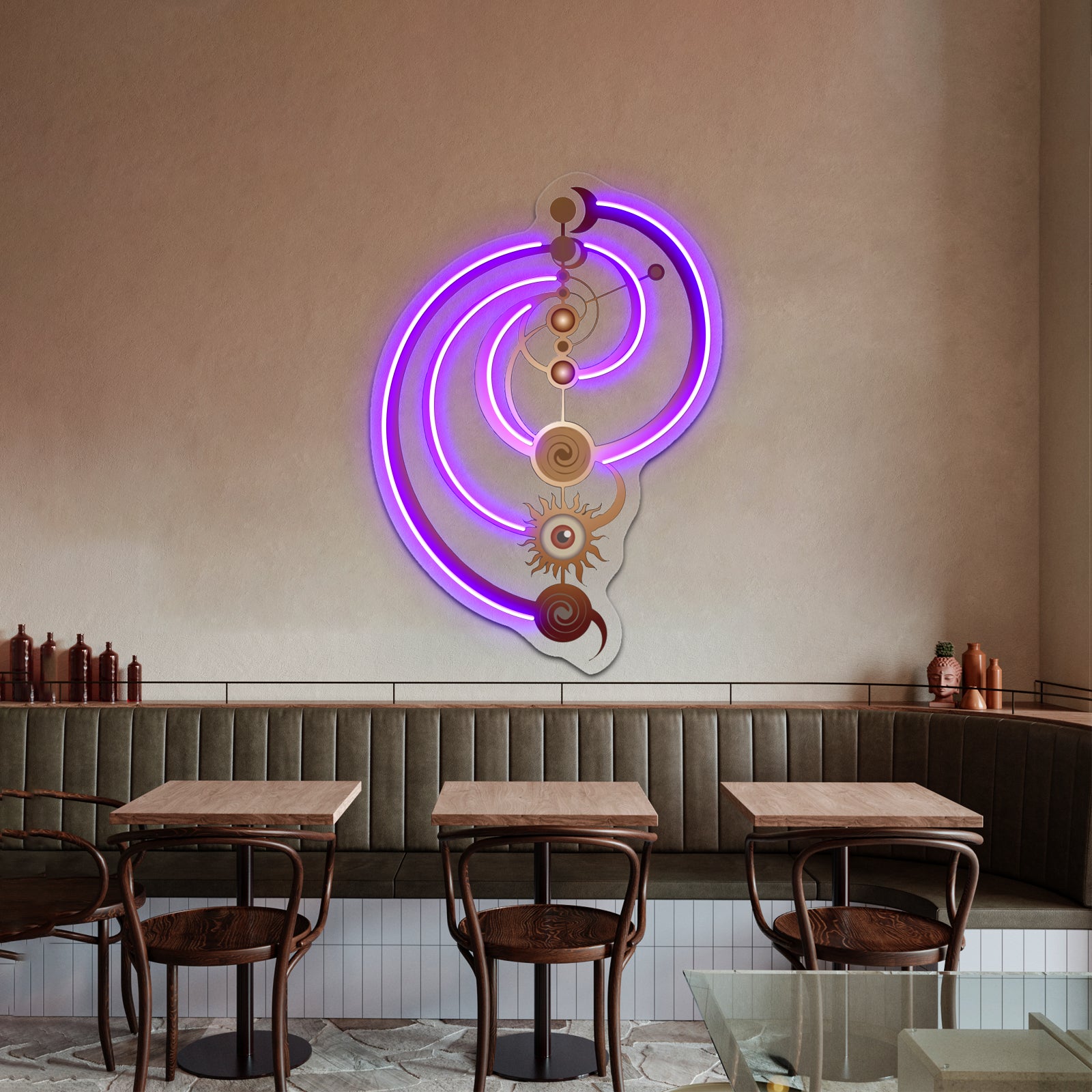 The Dark Crystal Master Time Symbol Artwork Neon Signs For Sale | Shineneon