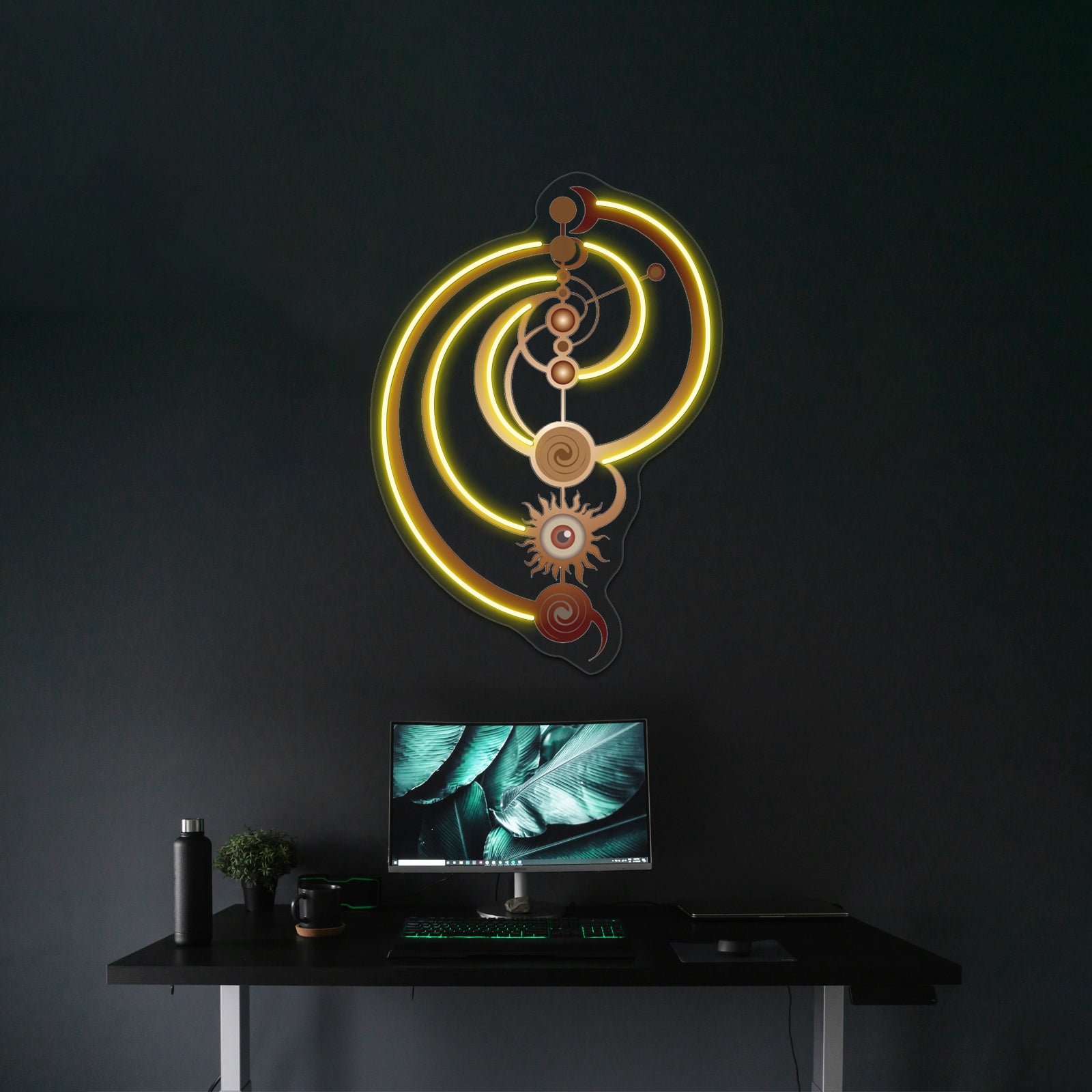 The Dark Crystal Master Time Symbol Artwork Neon Signs For Sale | Shineneon