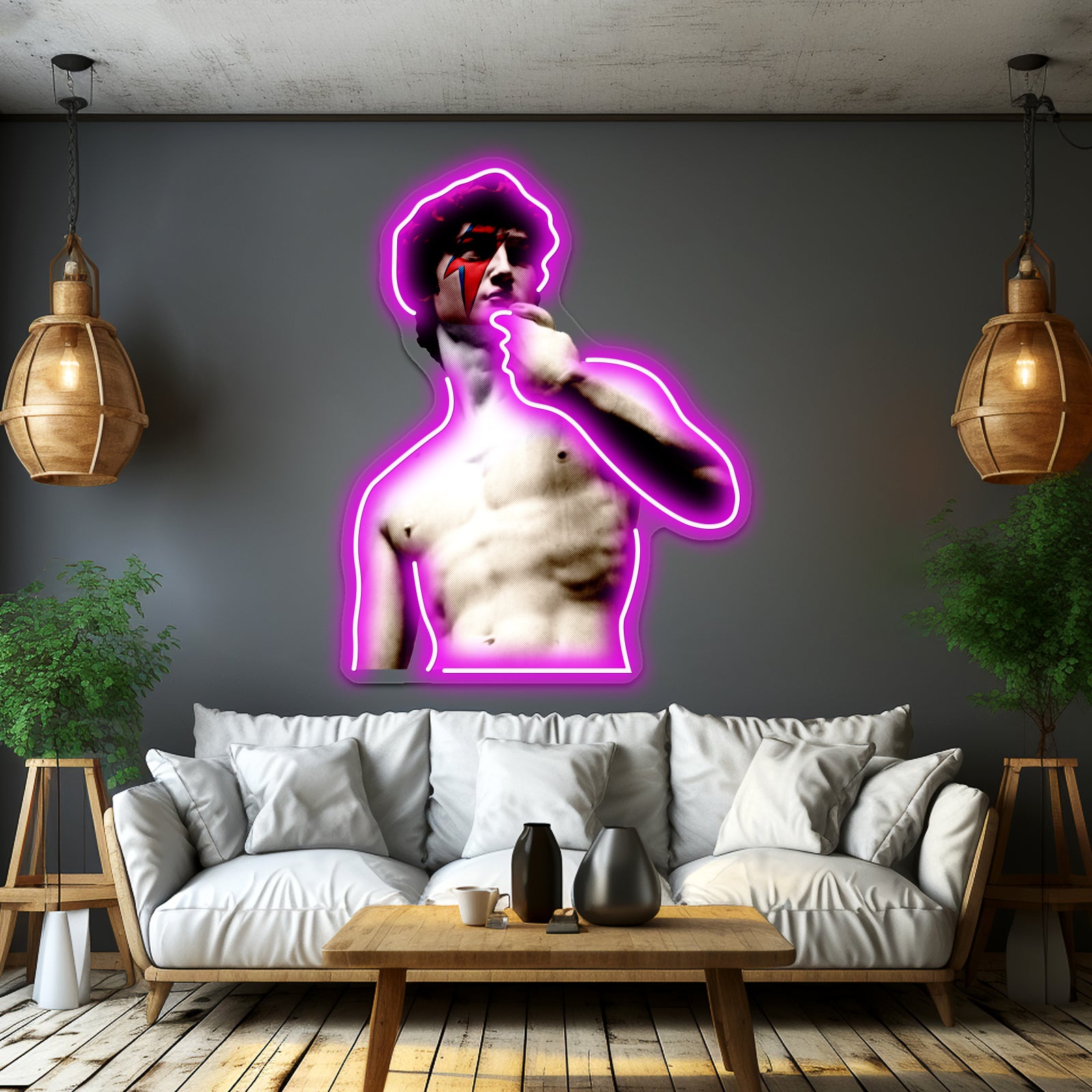 The Davidbowie Artwork Neon Signs For Sale | Shineneon