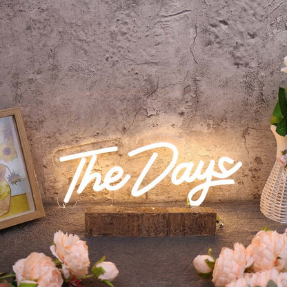 The Days Yellow Led Neon Sign - Shineneon