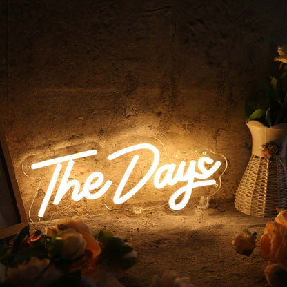 The Days Yellow Led Neon Sign - Shineneon