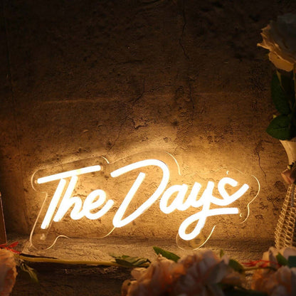 The Days Yellow Led Neon Sign - Shineneon