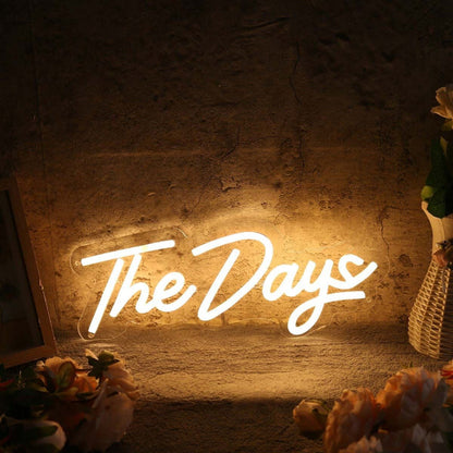 The Days Yellow Led Neon Sign - Shineneon