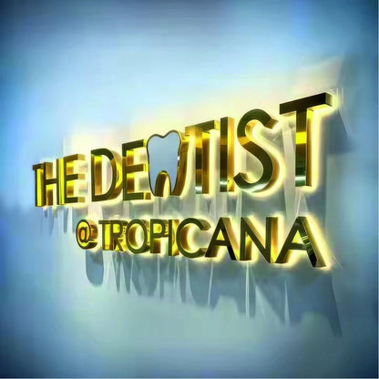The Dentist At Tropicana 3D Backlit Channel Letters Led Light Sign - Shineneon