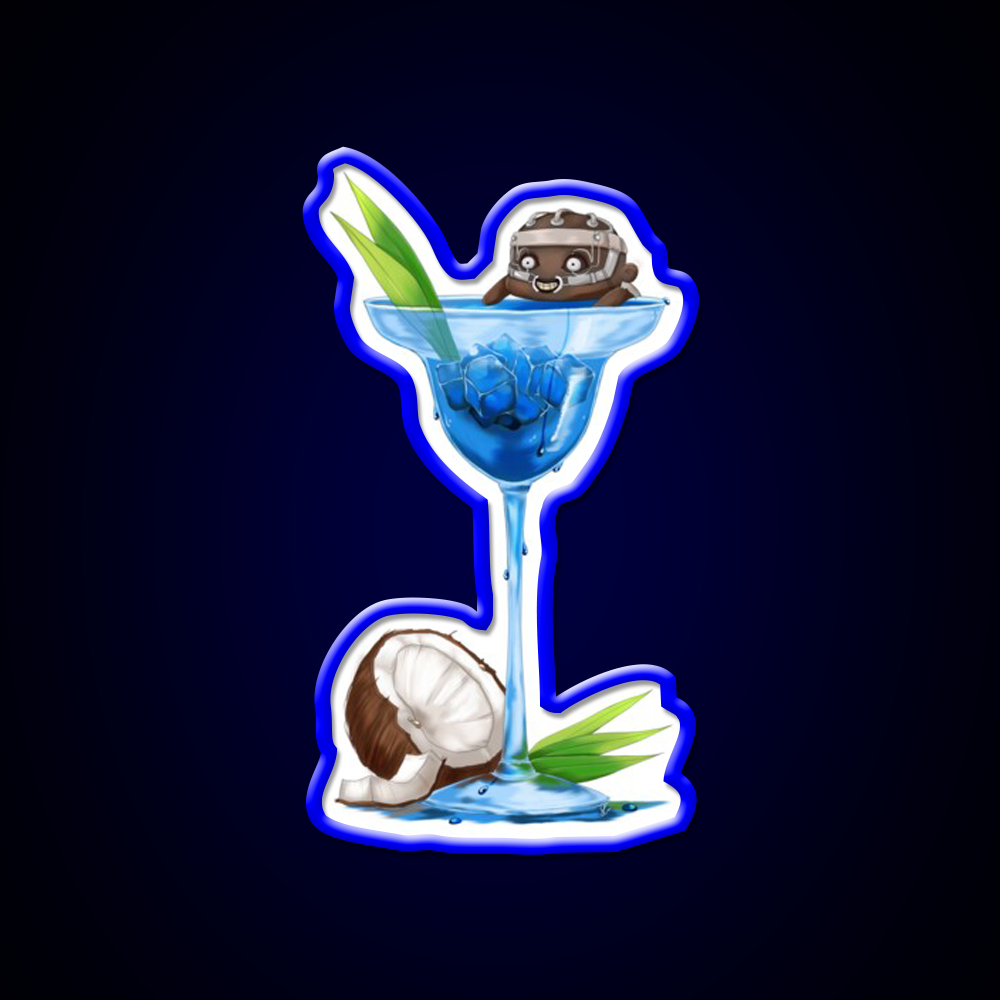 The Doctors Coconut Shock Cocktail Bar Decor Led Neon Sign Rgb Color - LED neon sign view 5