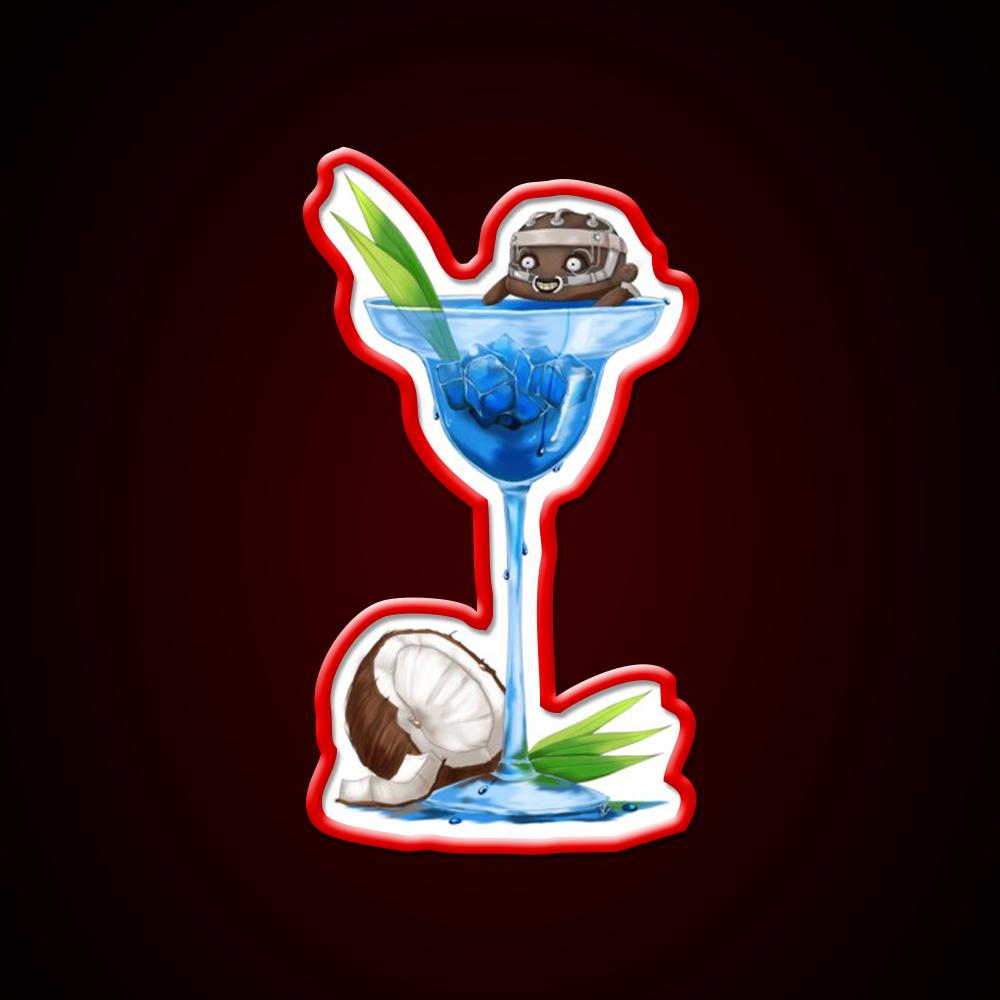 The Doctors Coconut Shock Cocktail Bar Decor Led Neon Sign Rgb Color - LED neon sign view 10