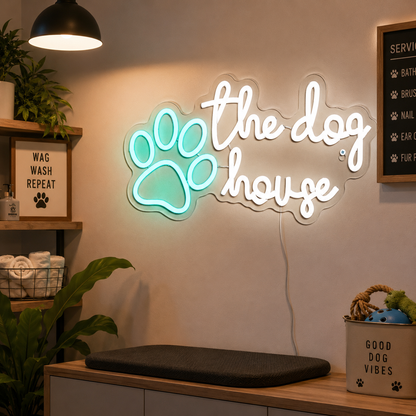 The Dog House LED Neon Sign Wall Neon Sign - 03 Real Lifestyle Scene